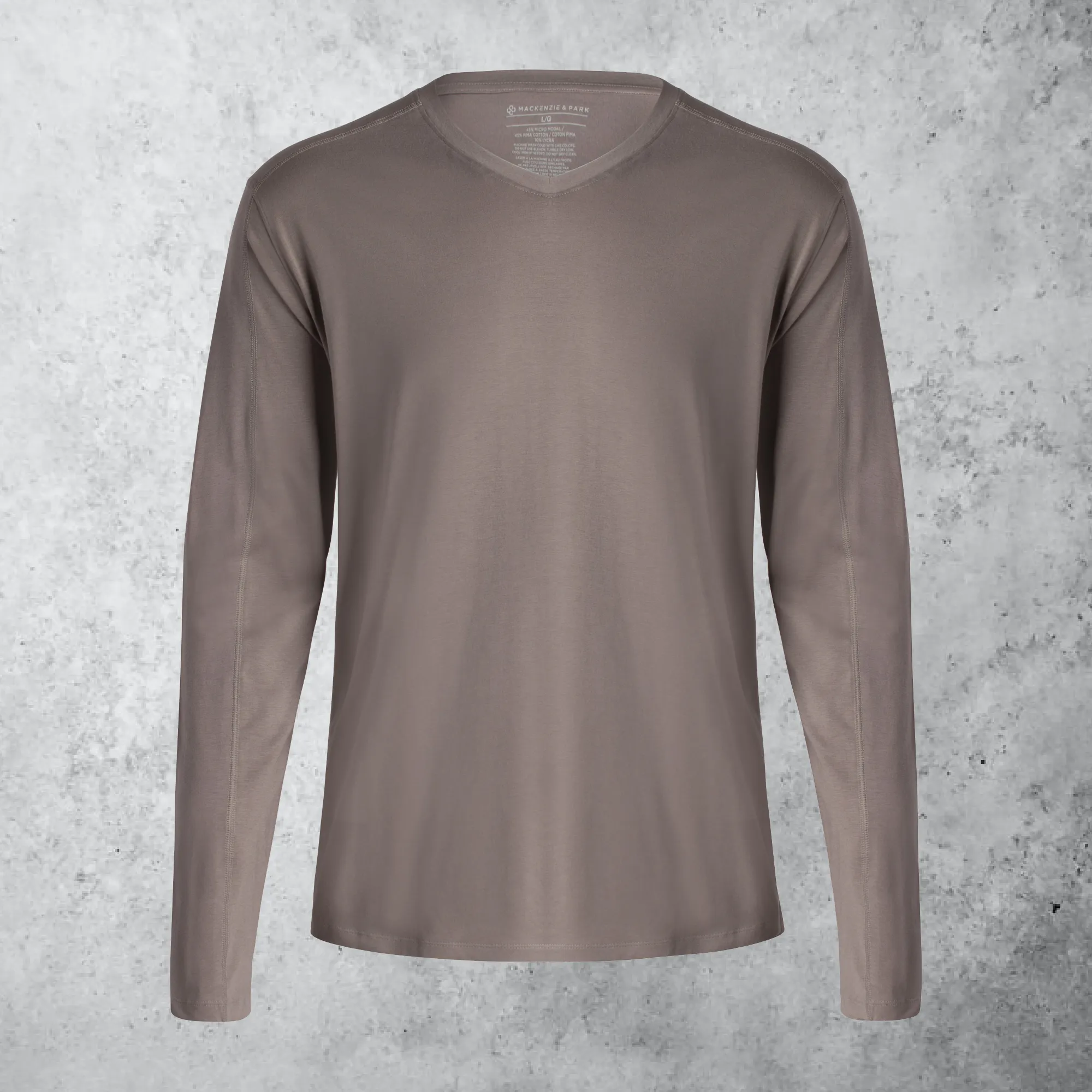 2SOFT Long Sleeve V-Neck T-Shirt