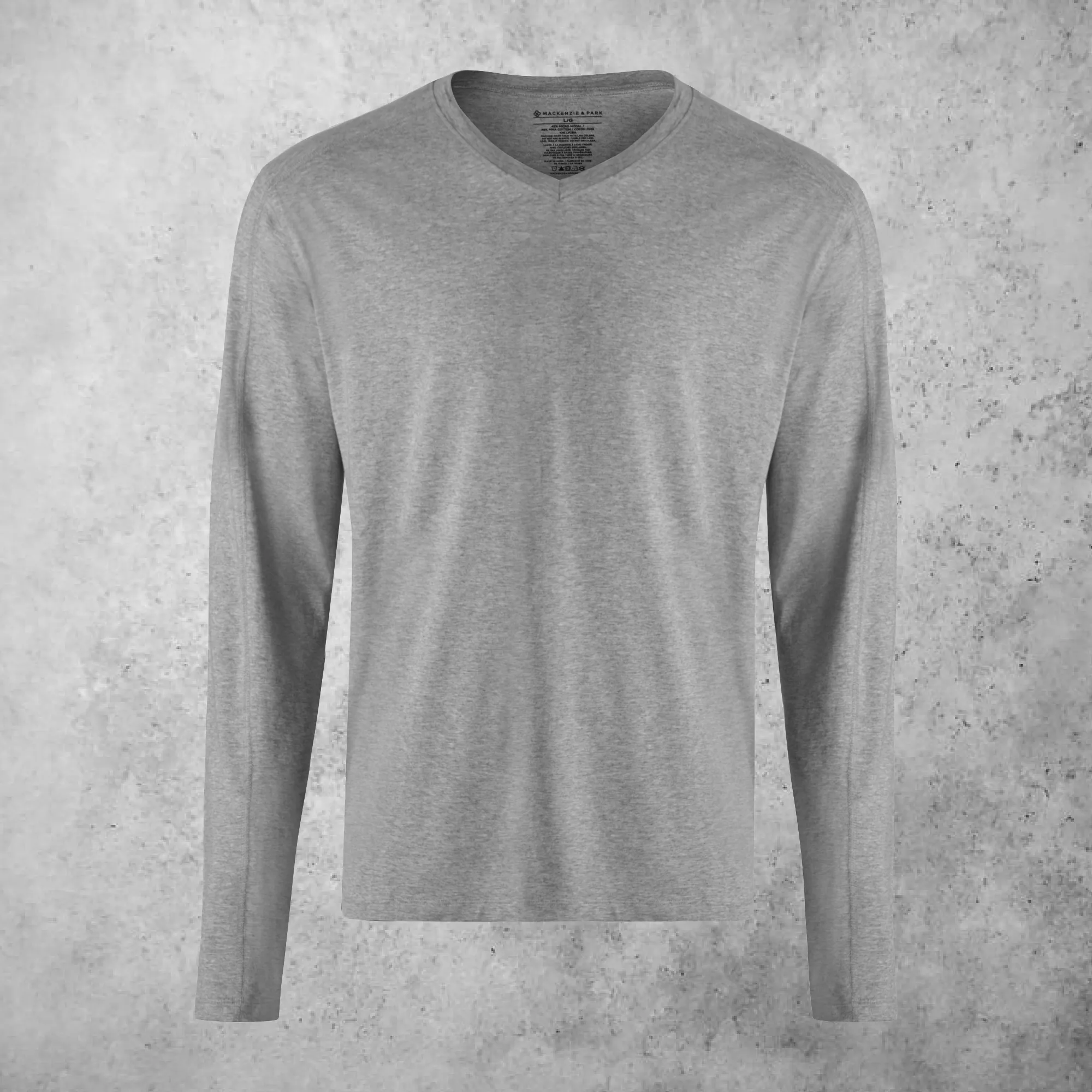 2SOFT Long Sleeve V-Neck T-Shirt