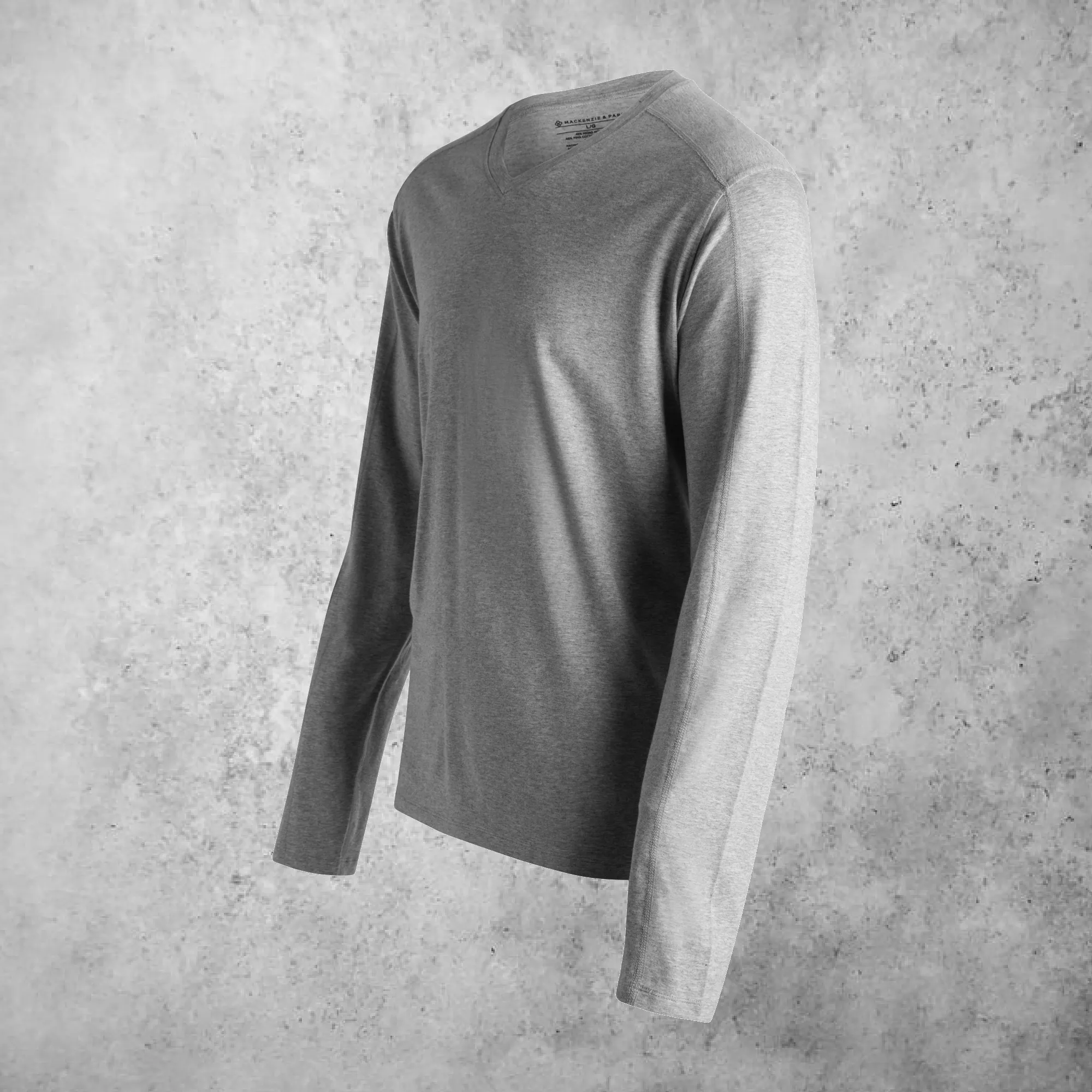 2SOFT Long Sleeve V-Neck T-Shirt