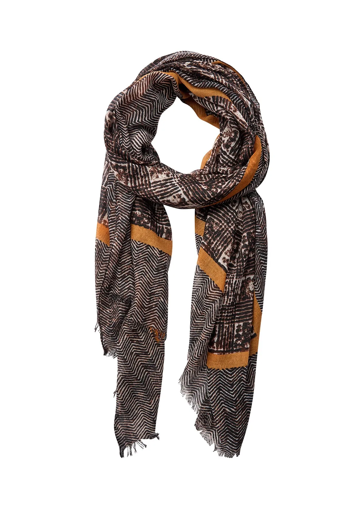 51226- Taffy Scarf Brown- Soya Concept