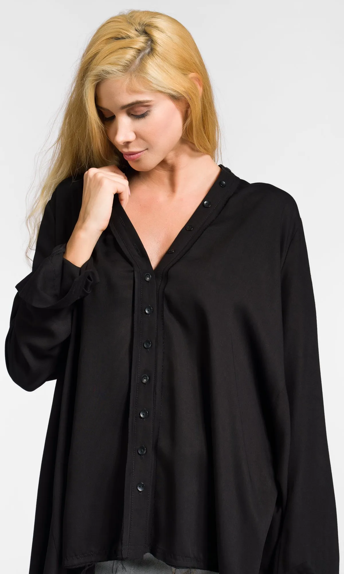 Aakasha  |Casual Style Long Sleeves Plain Handmade Elegant Style