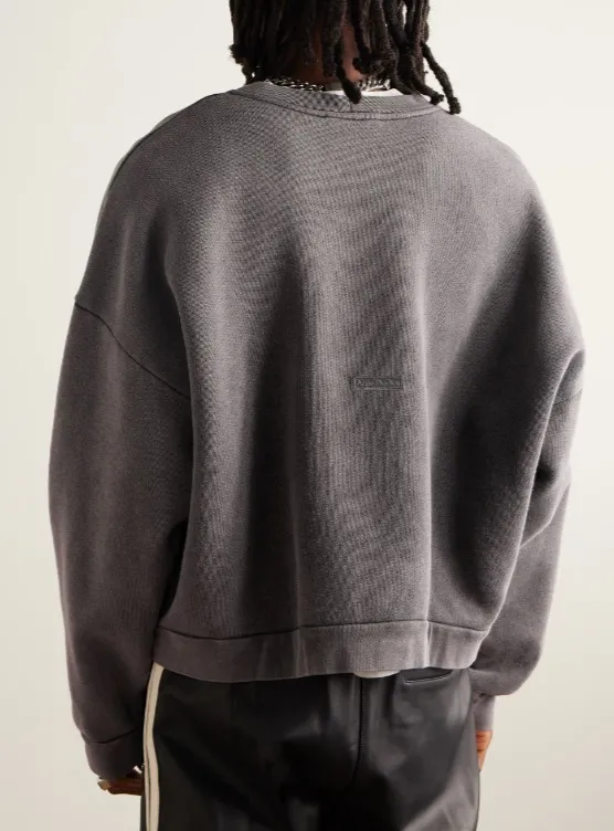 Acne Studios  |Pullovers Street Style Long Sleeves Plain Cotton Logo