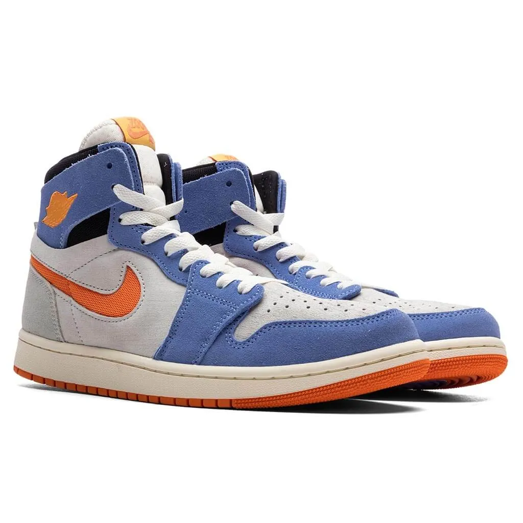 Air Jordan 1 Zoom CMFT 2 - Sail/Alpha Orange/Royal Pulse