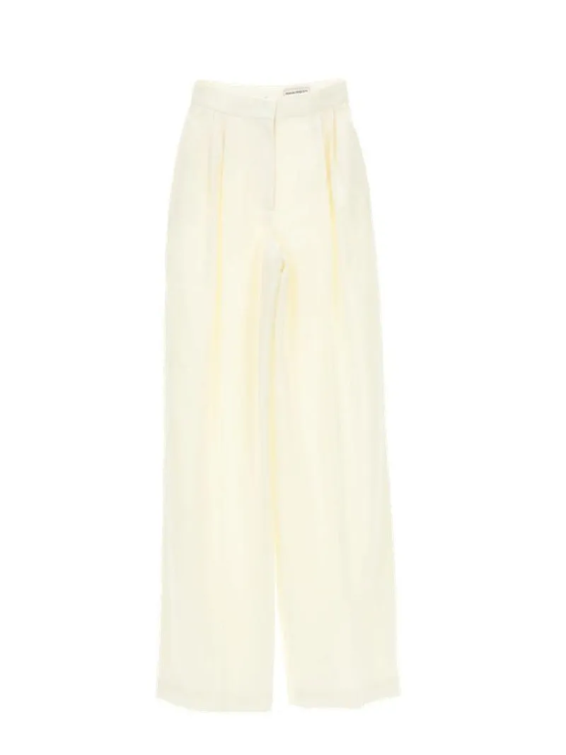 Alexander McQueen Wide Leg Trousers