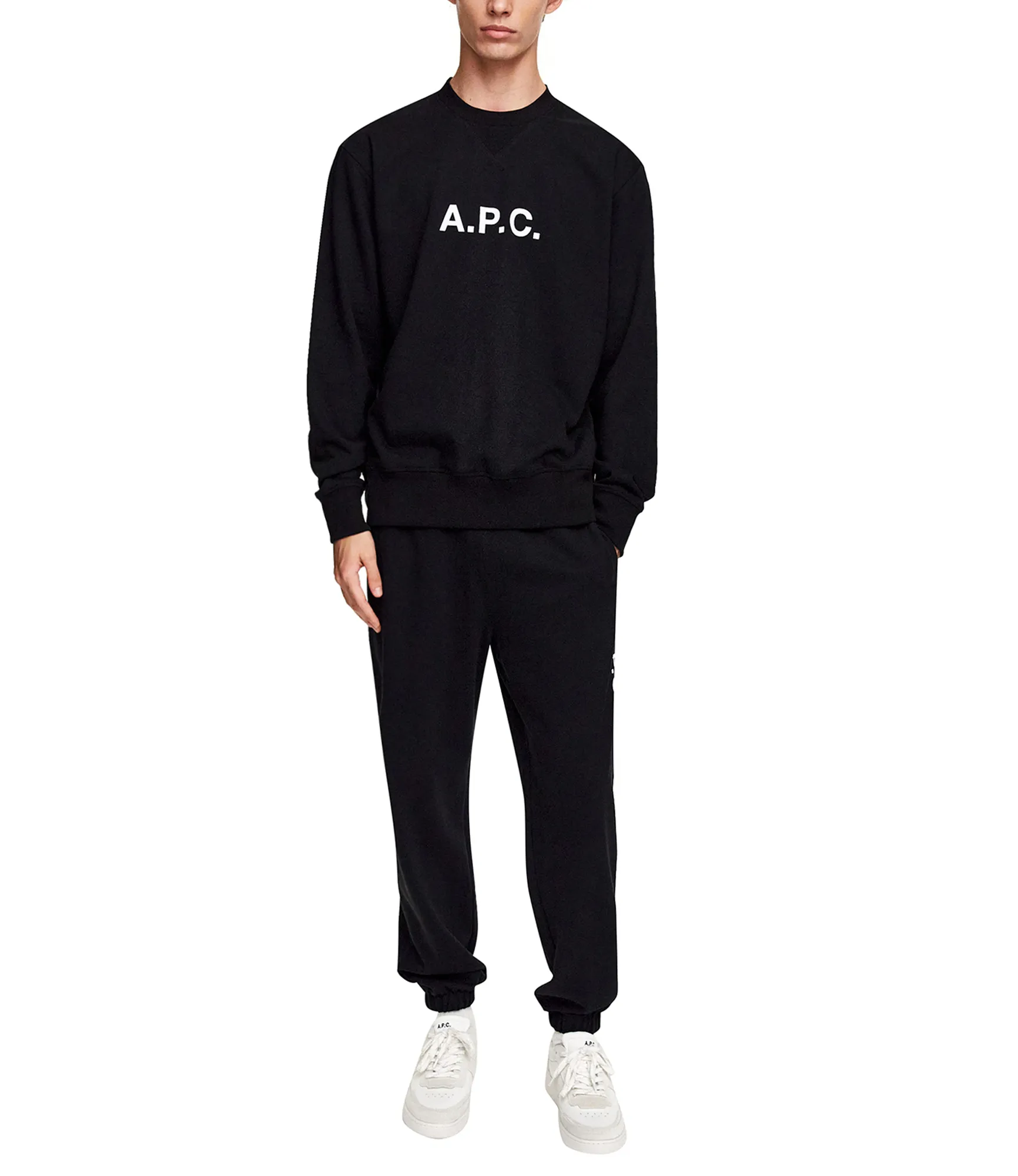 A.P.C.  |Street Style Long Sleeves Long Sleeve T-shirt Logo Designers