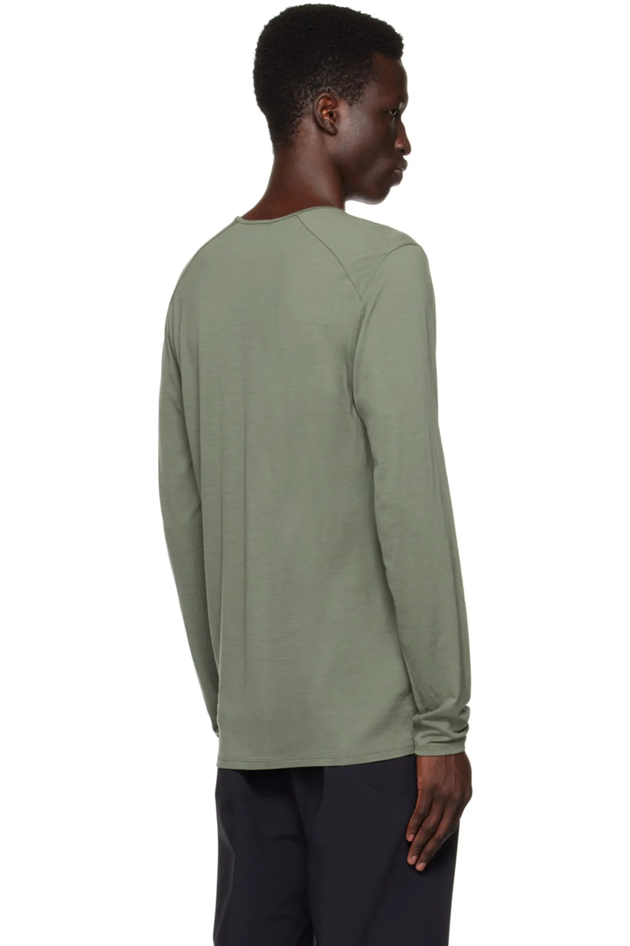 ARC'TERYX  |Crew Neck Wool Nylon Blended Fabrics Long Sleeves