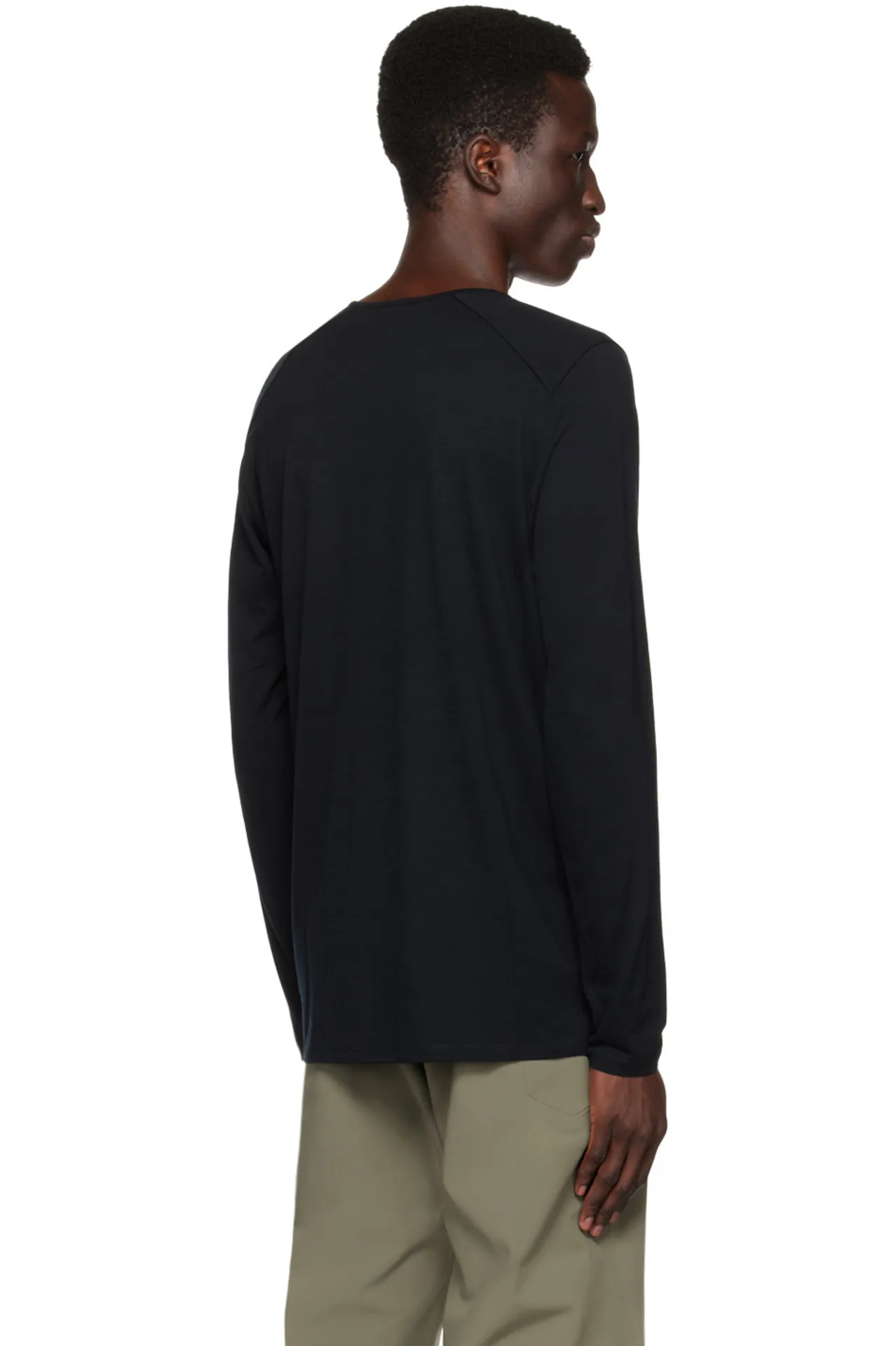 ARC'TERYX  |Crew Neck Wool Nylon Blended Fabrics Long Sleeves