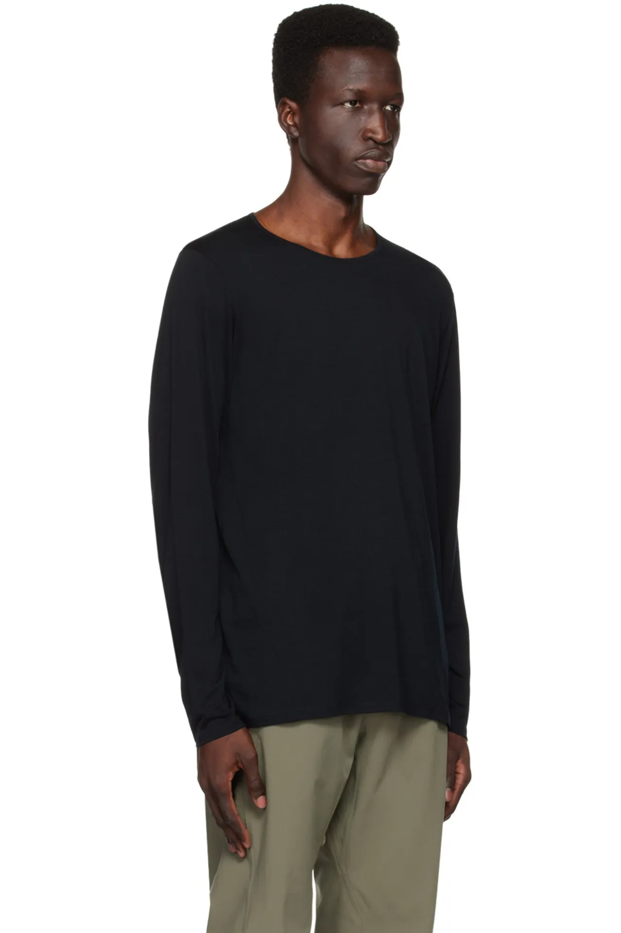 ARC'TERYX  |Crew Neck Wool Nylon Blended Fabrics Long Sleeves