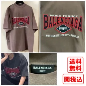 BALENCIAGA  |Crew Neck Pullovers Unisex Street Style Cotton Luxury