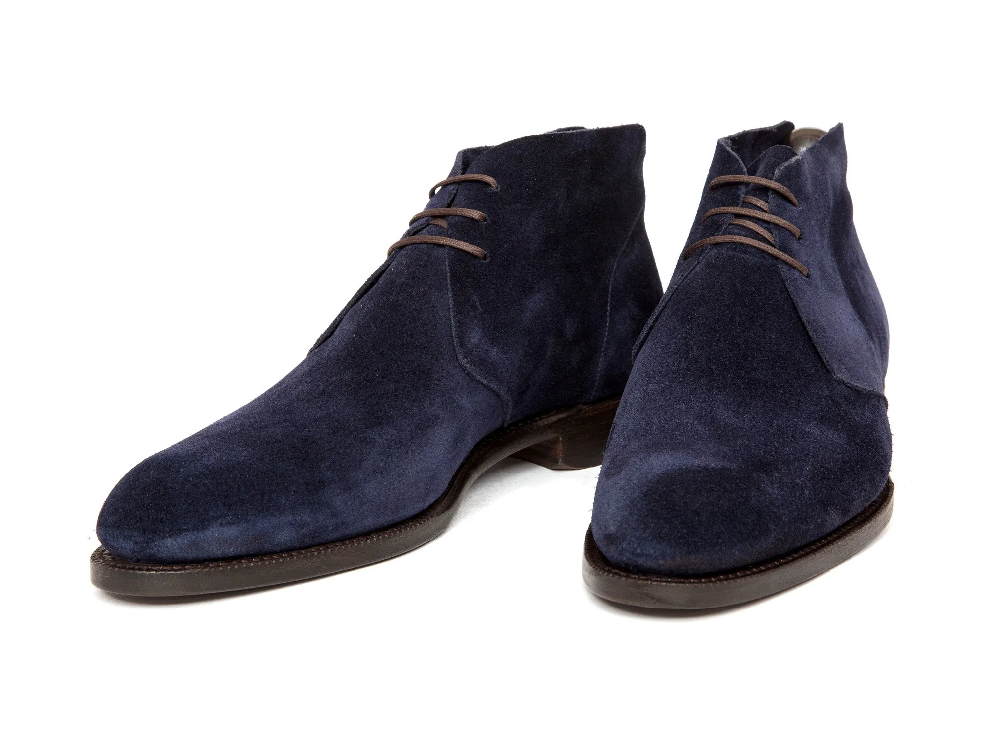 Ballard - MTO - Dark Blue Suede - NGT Last - Single Leather Sole