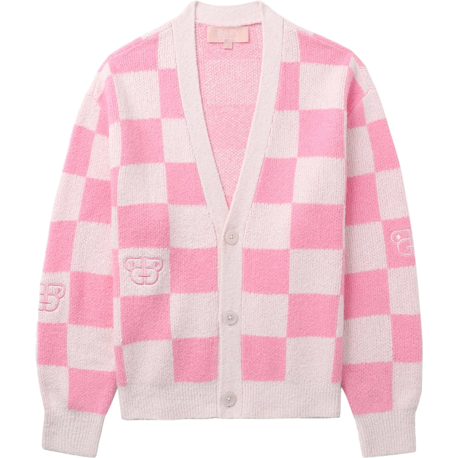 BAPY MONOGRAM CARDIGAN LADIES