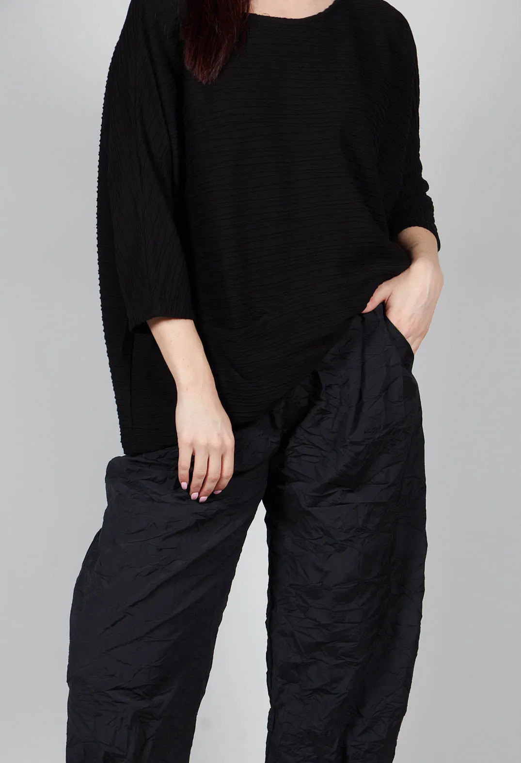 Bianco G Trousers In Nero