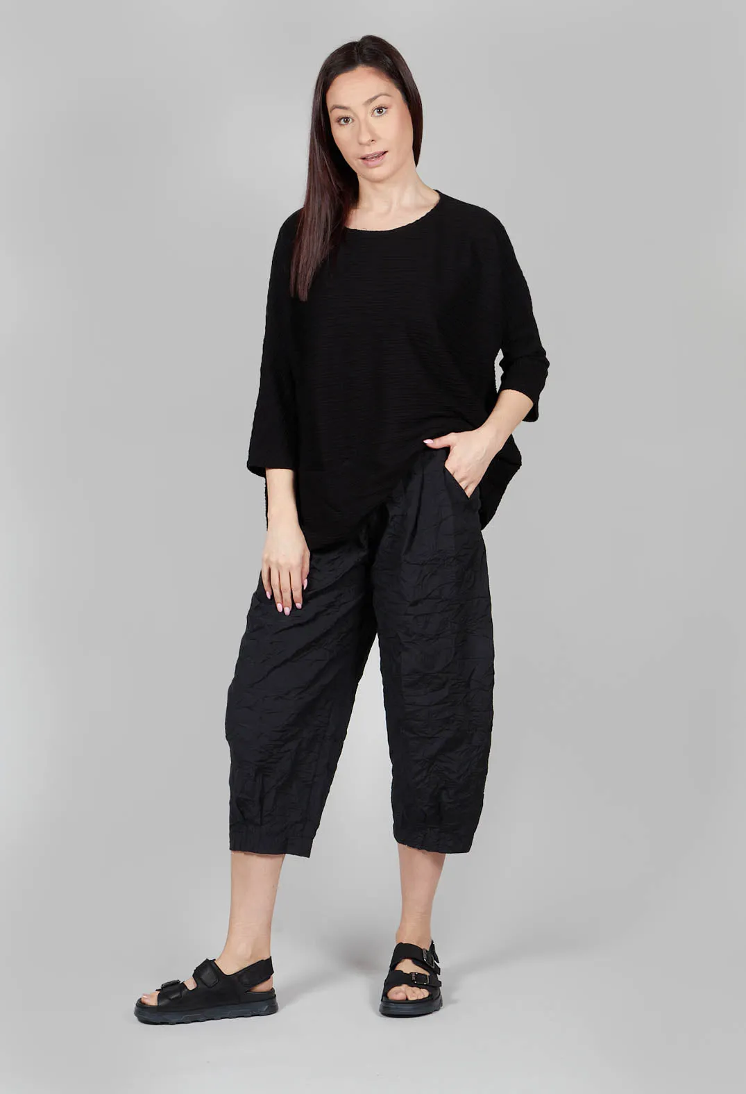 Bianco G Trousers In Nero