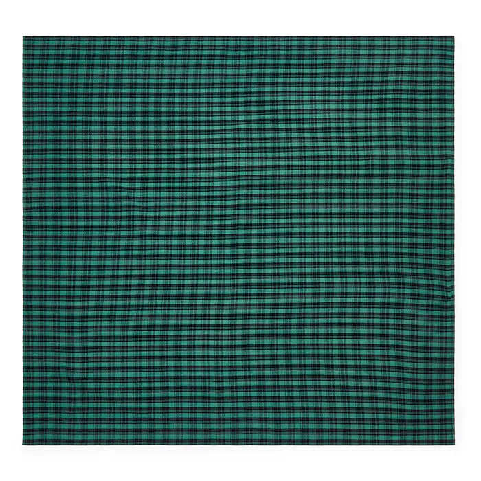 Bonton Child Bandana Scarf Green Checks