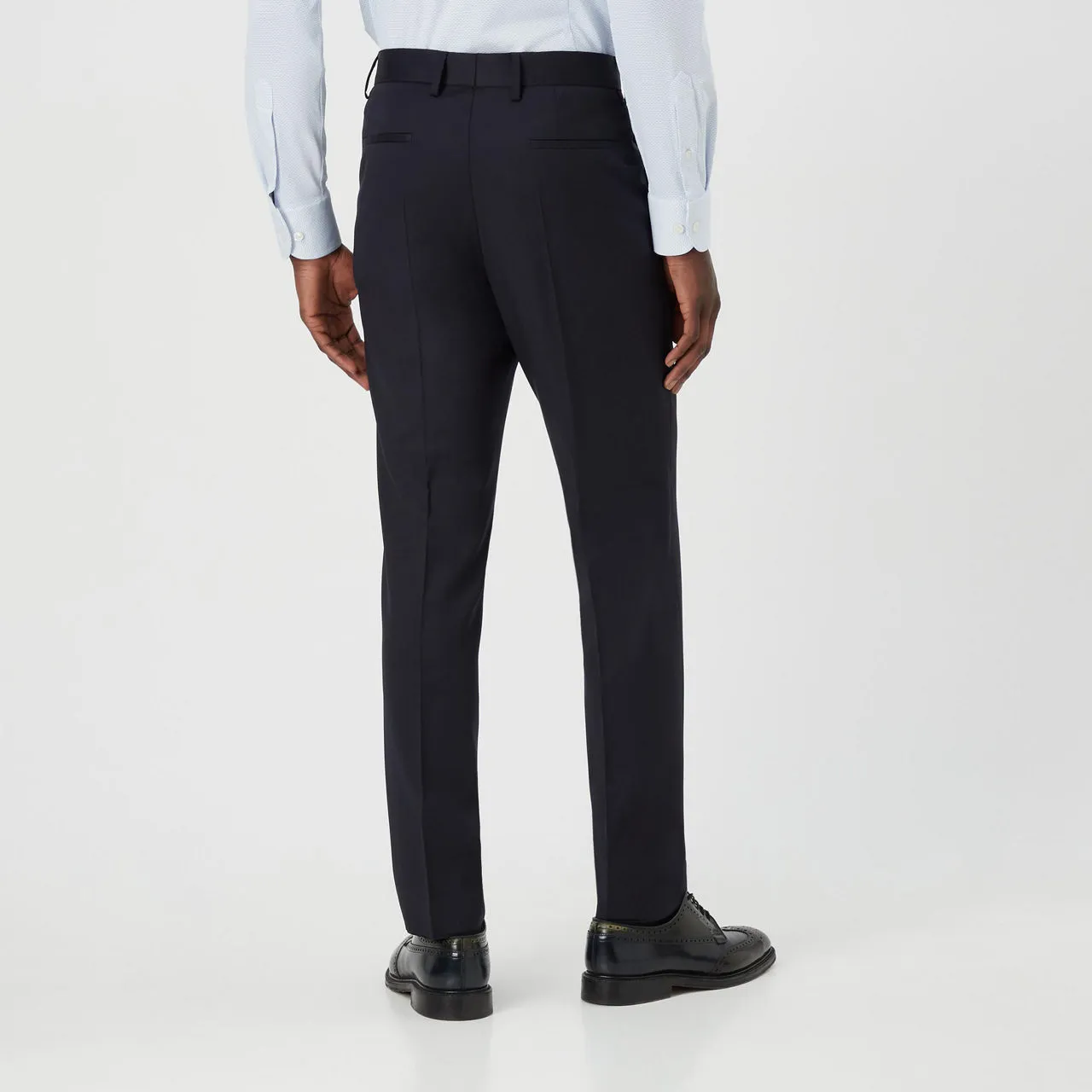 BOSS Genius Slim Suit Trousers - Navy