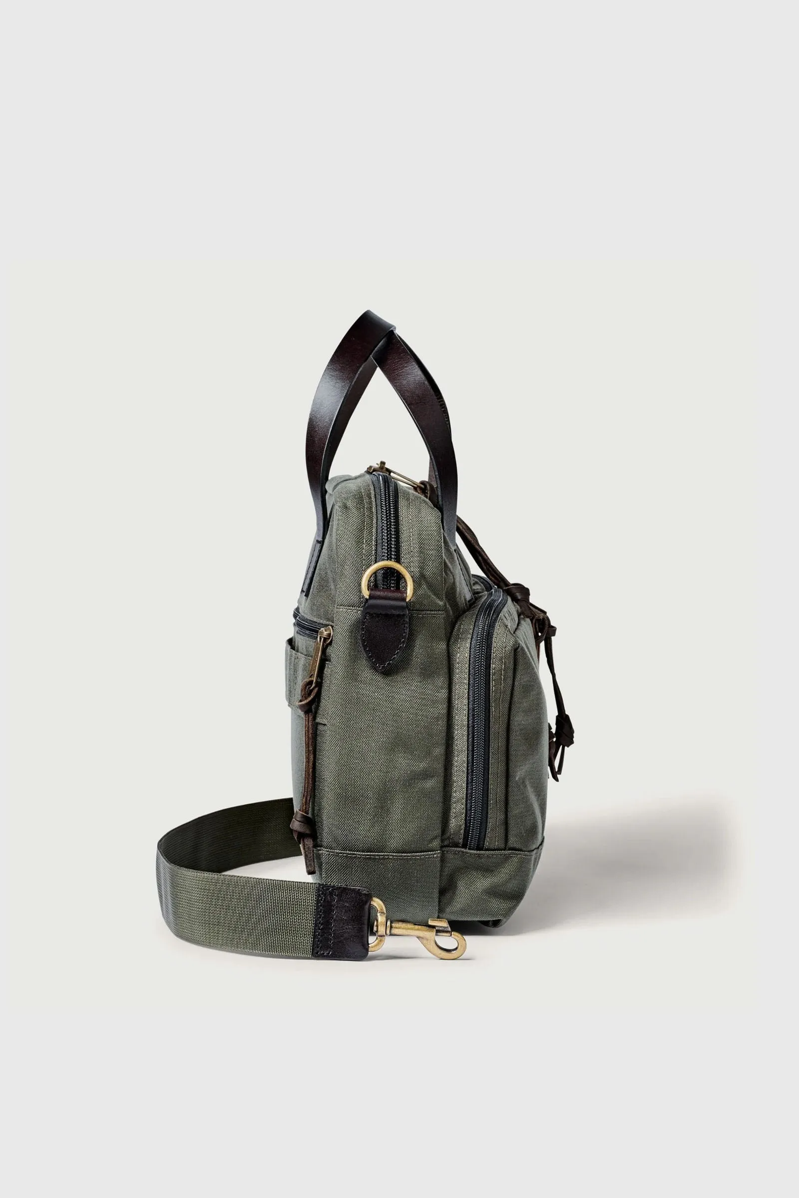 Briefcase Dryden in Nylon 1000D Cordura Verde Militare