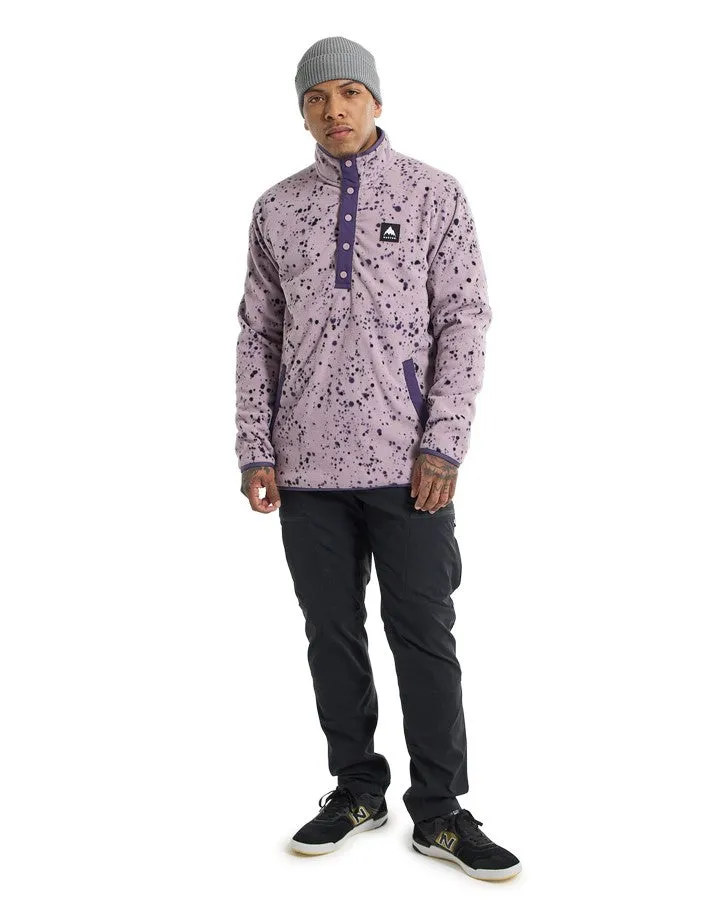 Burton Hearth Fleece Pullover - Elderberry Spatter - 2023