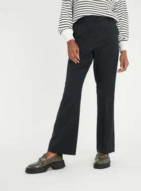 Buy Black Kick Flare Trousers 12L | Trousers | Tu