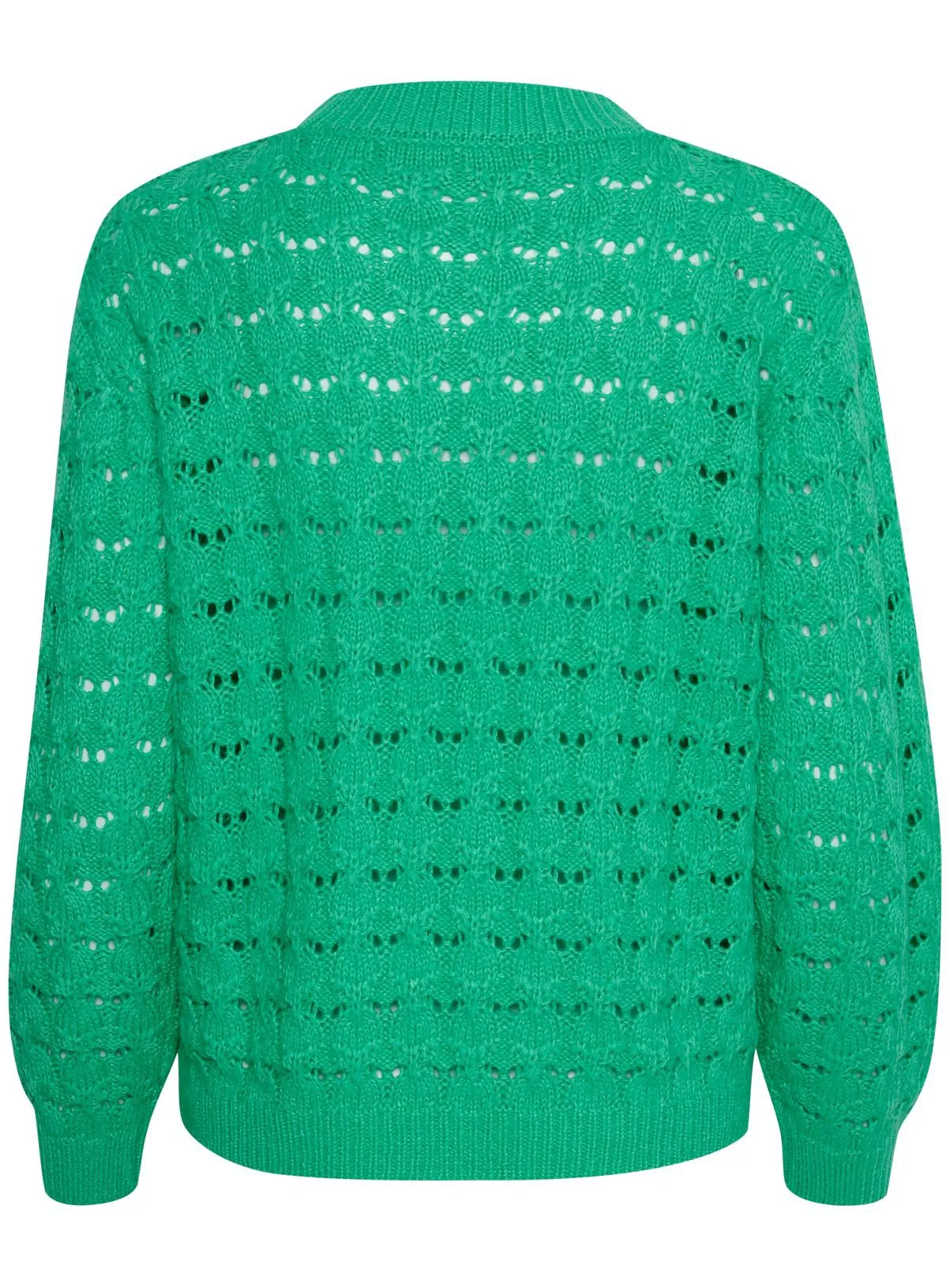 Buy KAFFE Elena Lace Knit Pullover Green XL | Jumpers | Tu