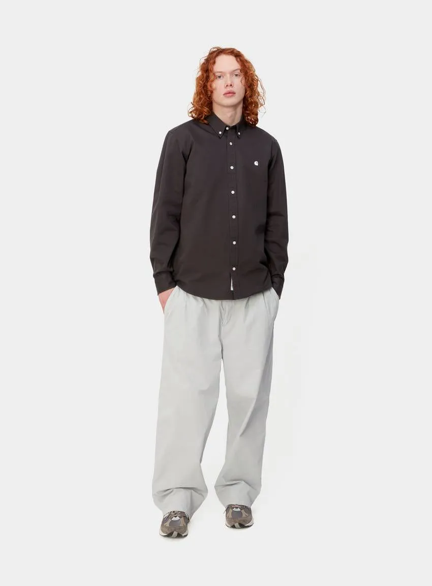 Carhartt LS Madison shirt Charcoal