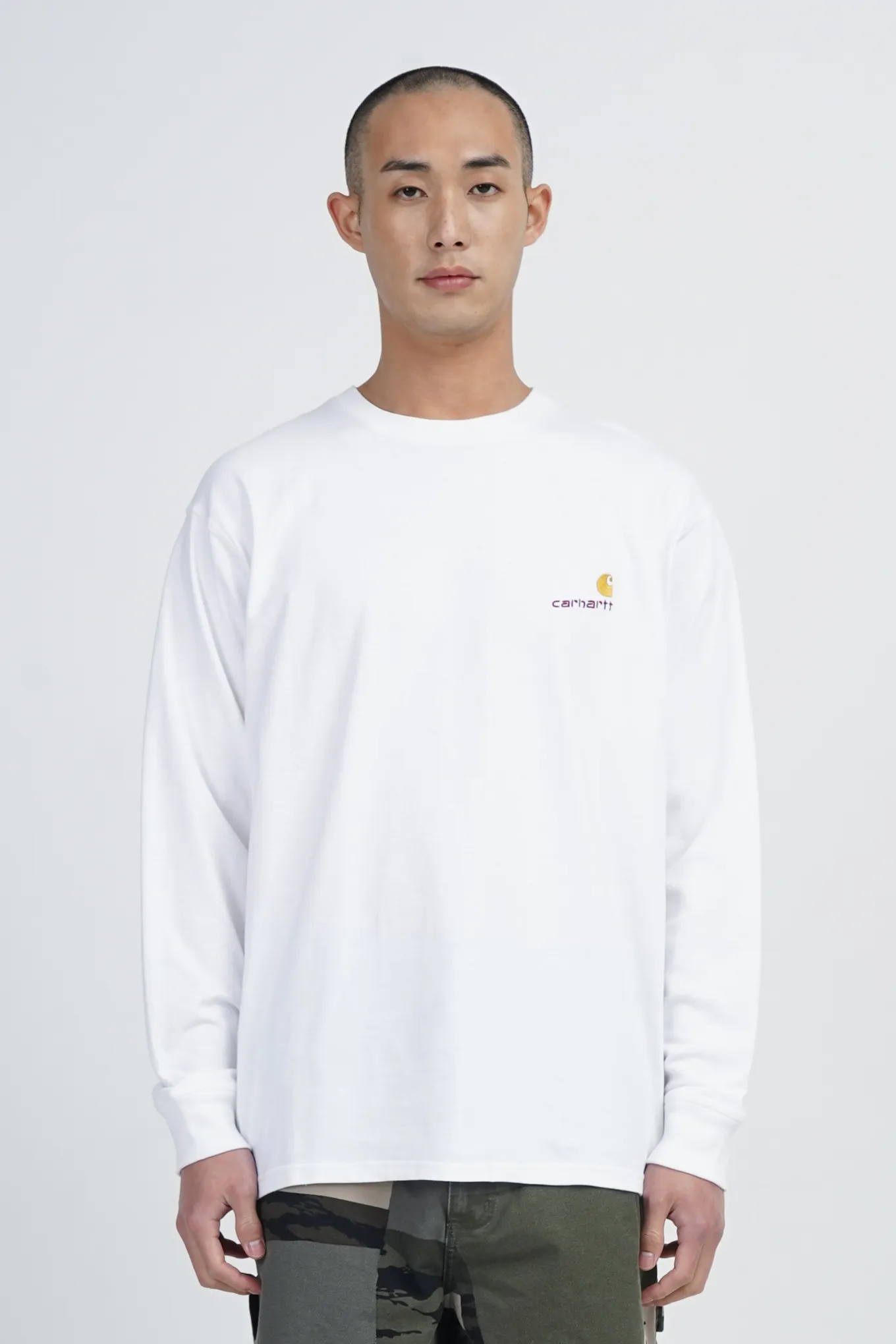 Carhartt  |Unisex Street Style Long Sleeves Long Sleeve T-shirt Logo