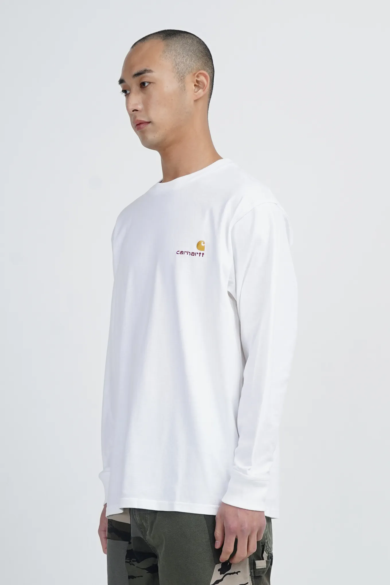 Carhartt  |Unisex Street Style Long Sleeves Long Sleeve T-shirt Logo