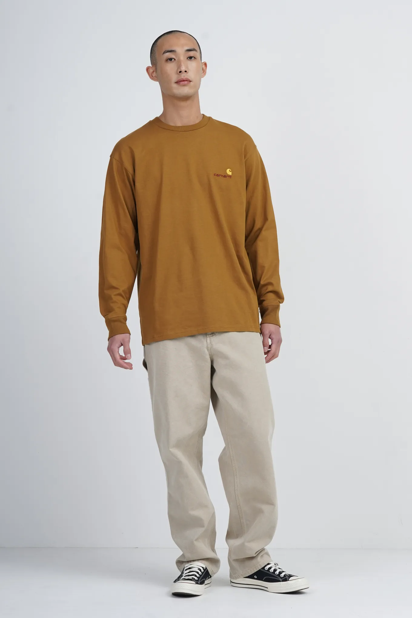 Carhartt  |Unisex Street Style Long Sleeves Long Sleeve T-shirt Logo