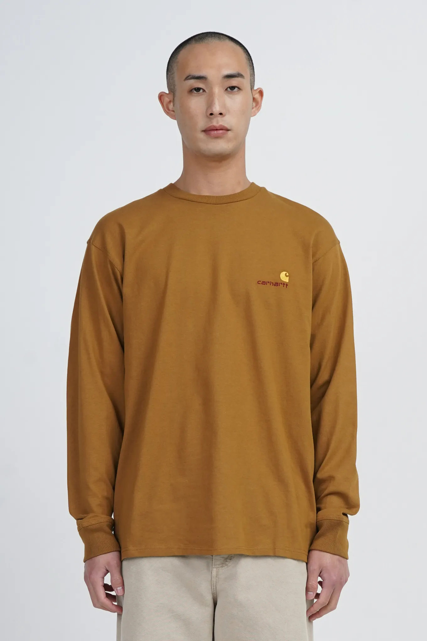 Carhartt  |Unisex Street Style Long Sleeves Long Sleeve T-shirt Logo