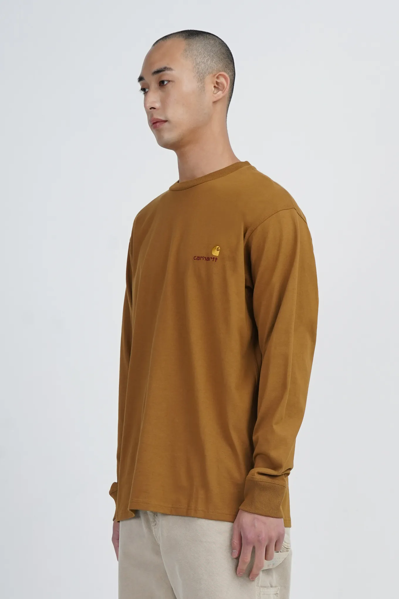 Carhartt  |Unisex Street Style Long Sleeves Long Sleeve T-shirt Logo