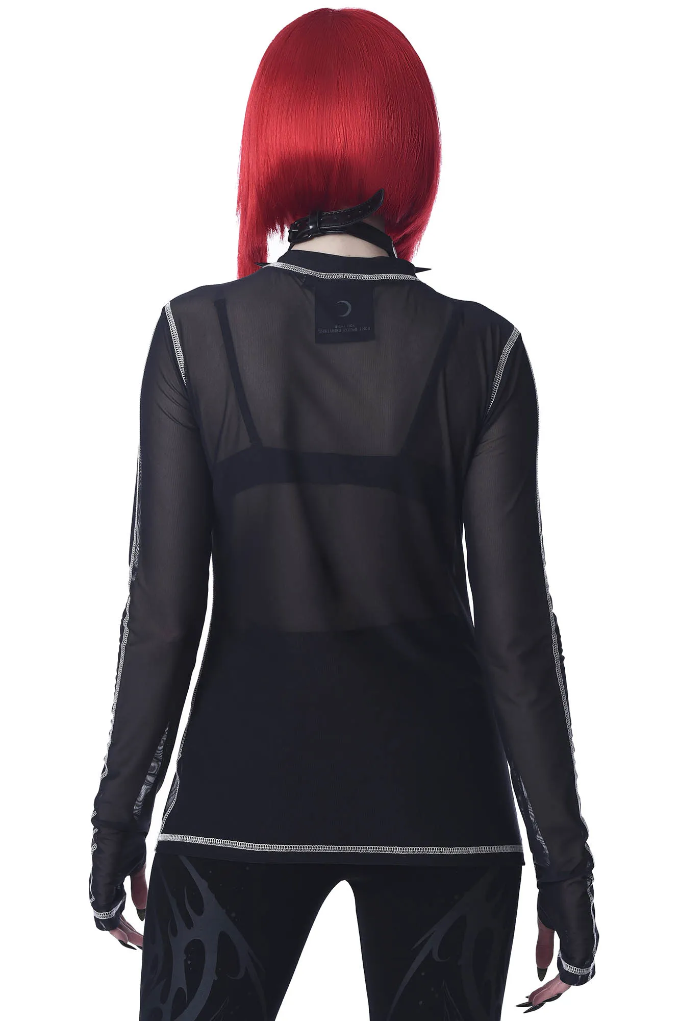 Chill Out Long Sleeve Mesh Top