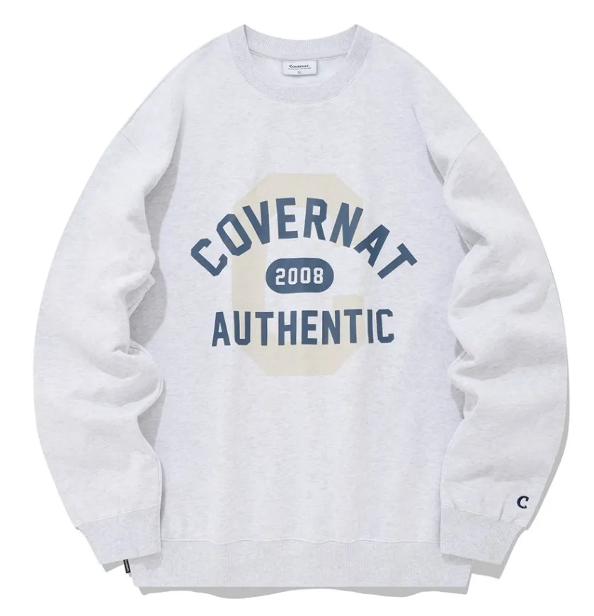 COVERNAT  |Unisex Street Style Long Sleeves Plain Cotton Logo