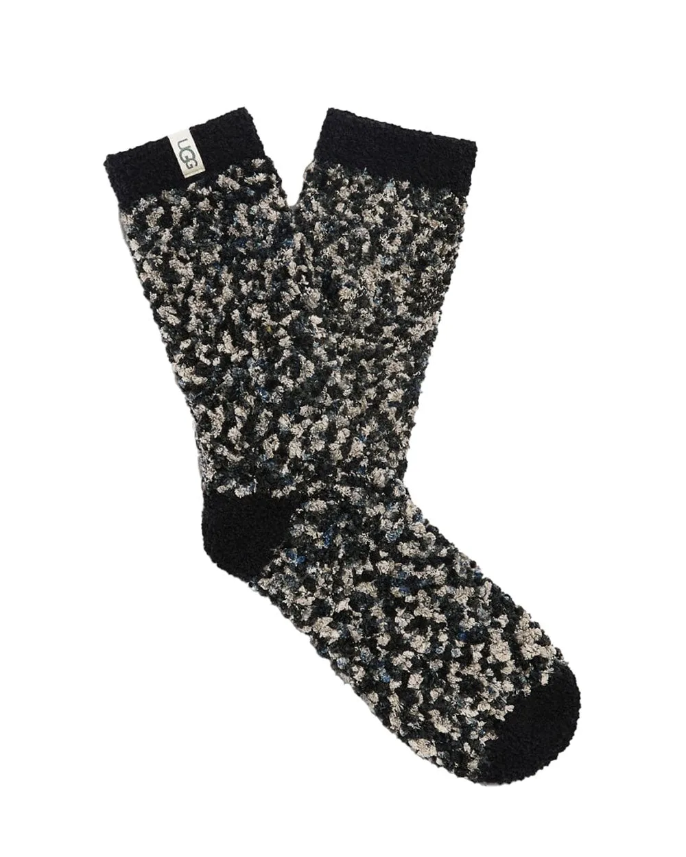 Cozy Chenille Sock in Black