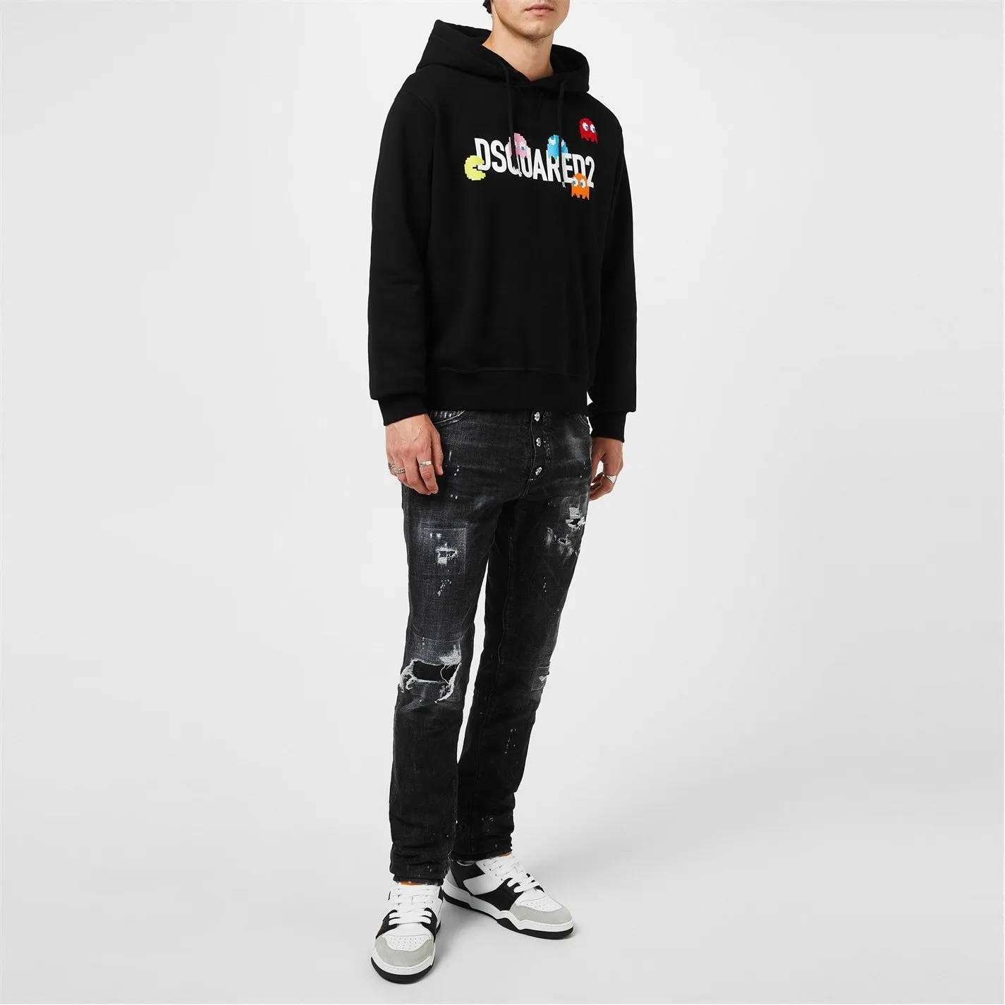 D SQUARED2  |Pullovers Unisex Street Style Long Sleeves Cotton Logo