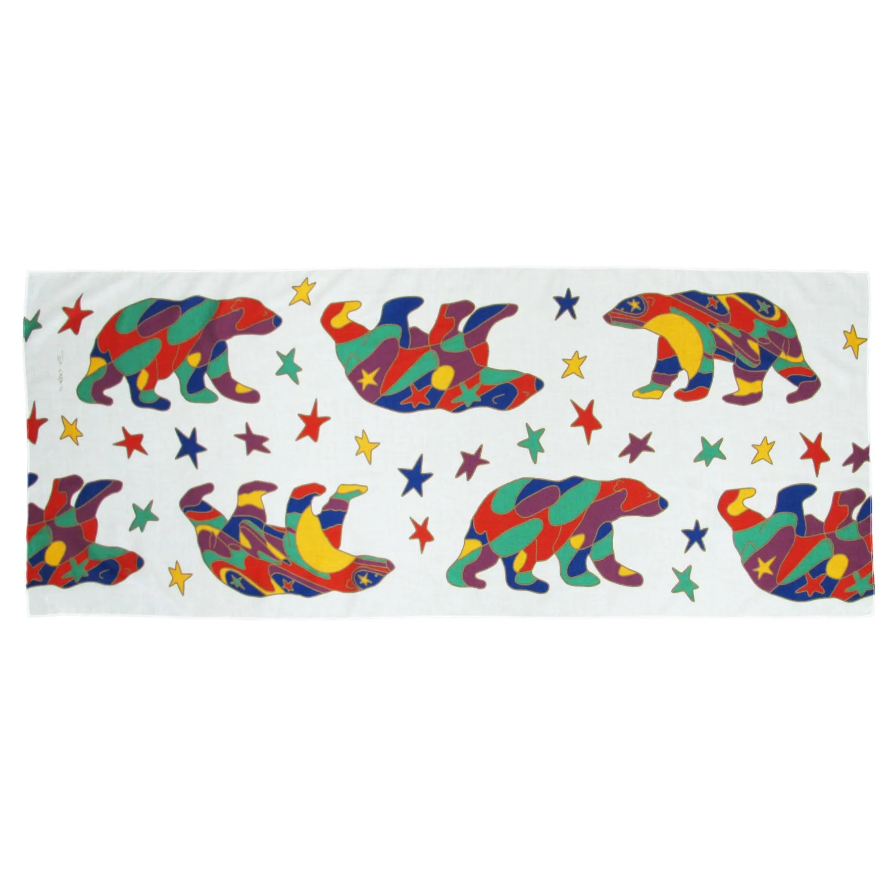 Dawn Oman Alpha Bear Artist Scarf