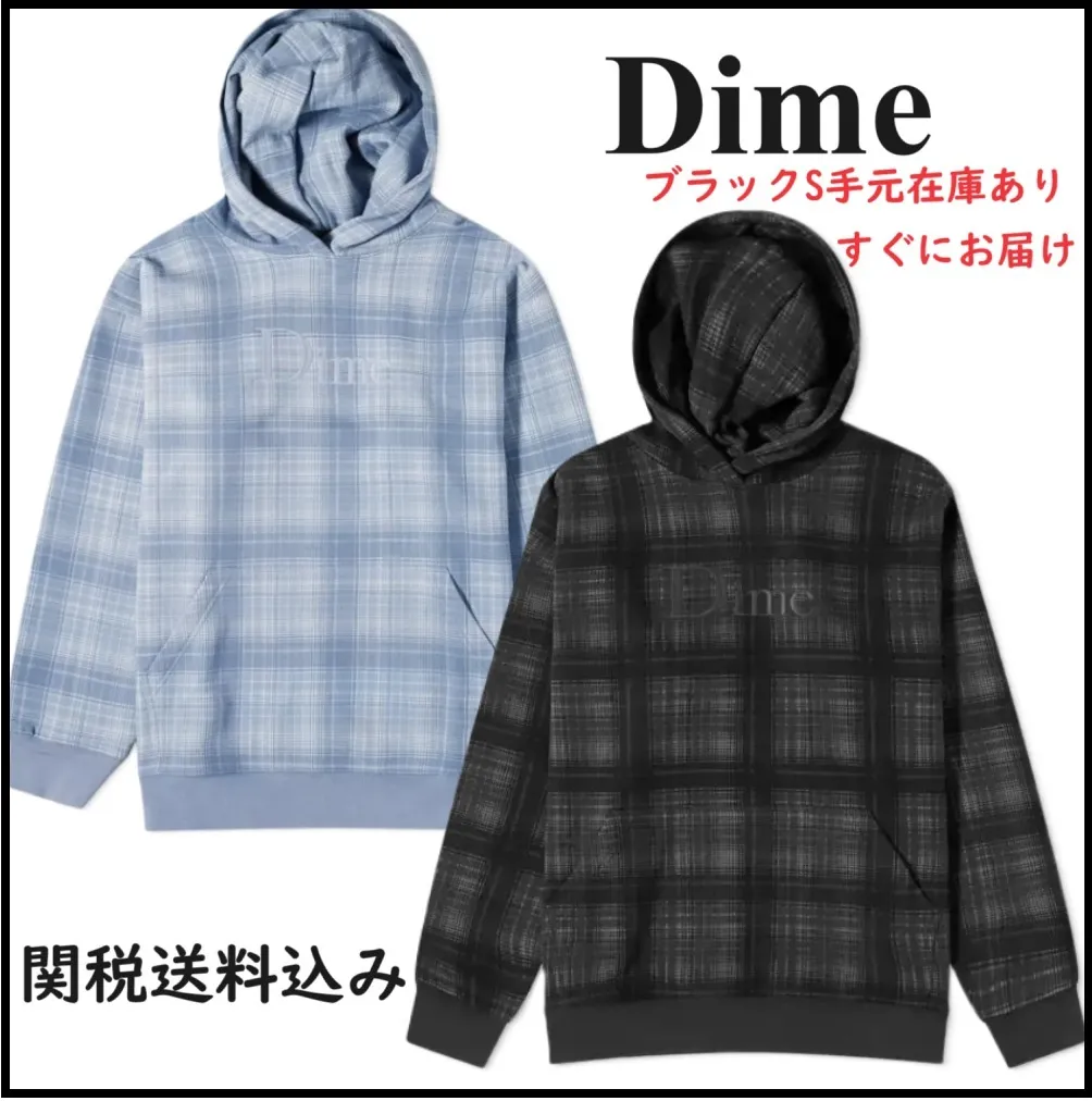 Dime  |Pullovers Unisex Street Style Long Sleeves Logo Skater Style