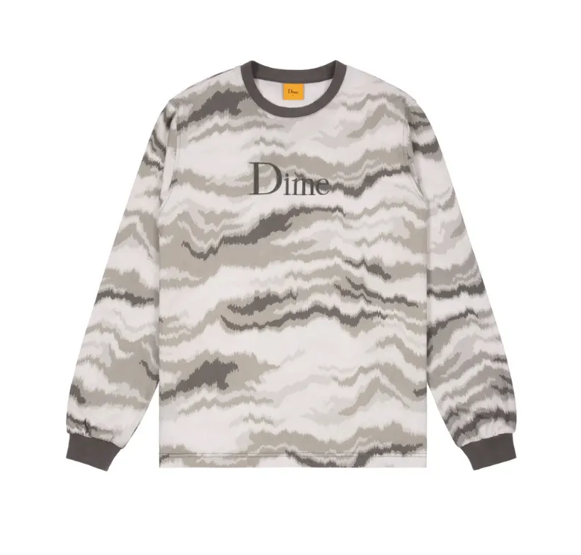 Dime  |Street Style Long Sleeves Cotton Long Sleeve T-shirt Logo