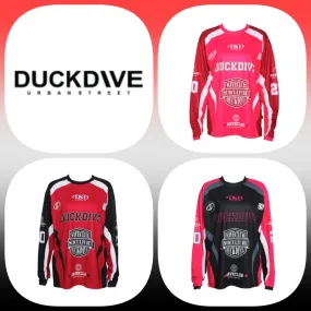 DUCKDIVE  |Unisex U-Neck Long Sleeves Long Sleeve T-shirt Logo