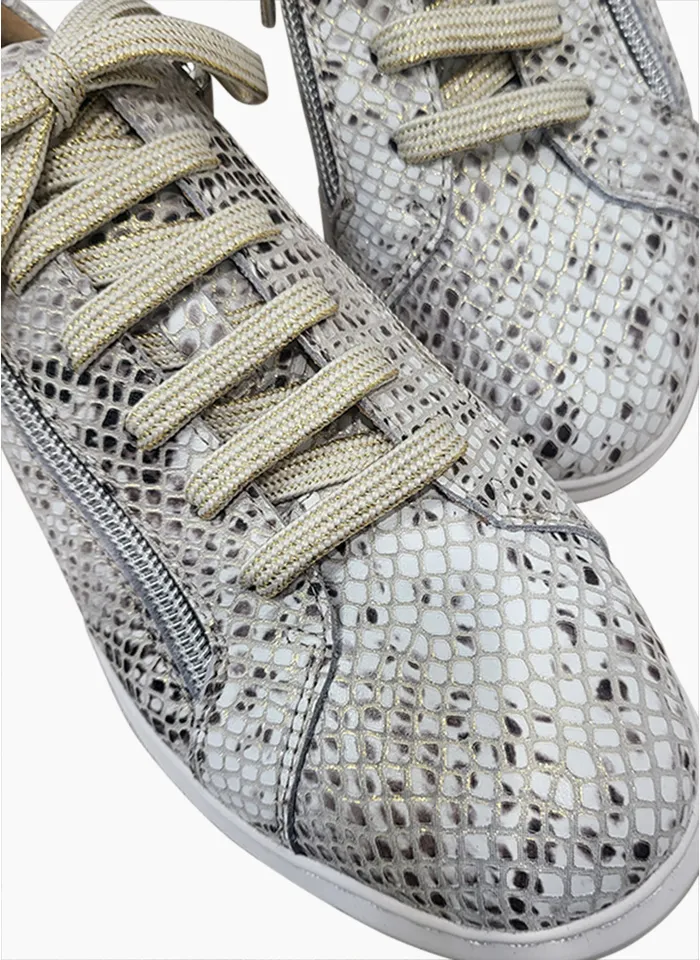 Eos Clarah Gold Snake Sneaker