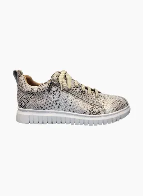 Eos Clarah Gold Snake Sneaker