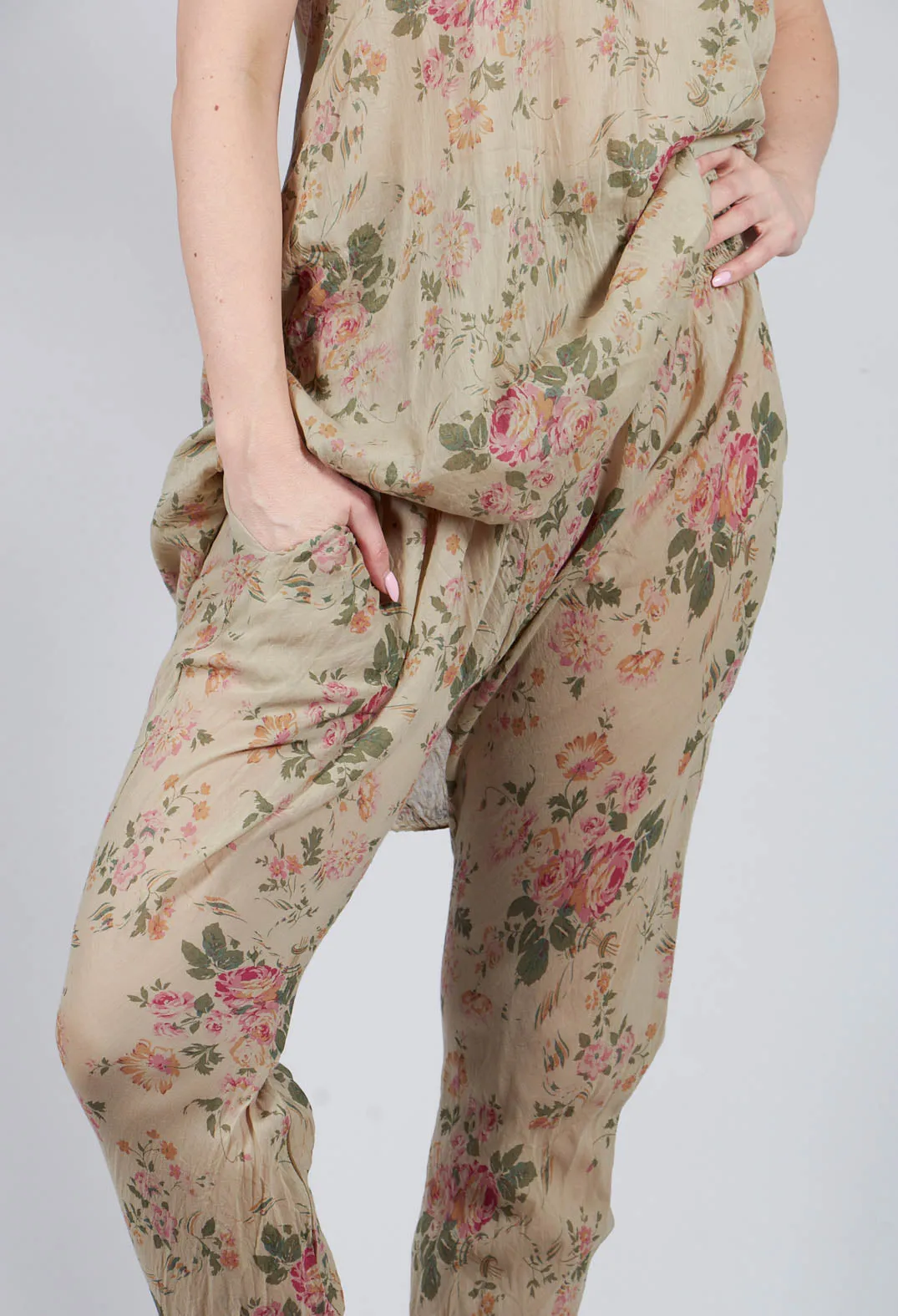 FanFan Trousers in Almond Flowers