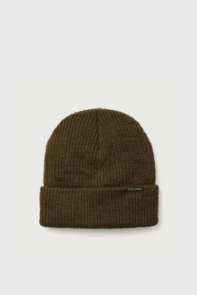 Filson Ballard Watch Cap Lana Verde militare