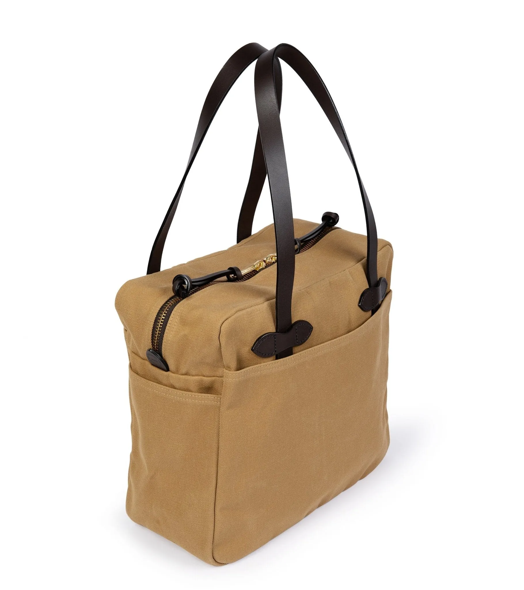 Filson Rugged Twill Zip Tote Bag: Tan