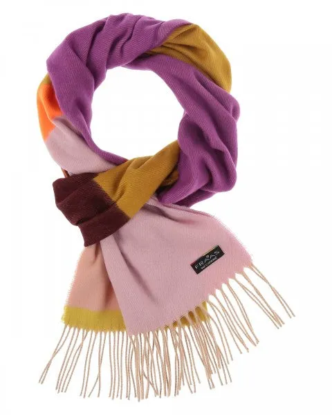 FRAAS Cashmink-Scarf With Block-Stripes