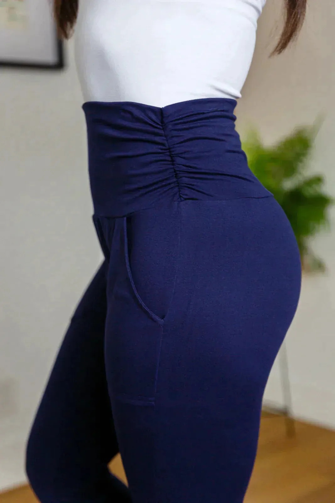 Haley Ruched Waist Leggings in Five Colors