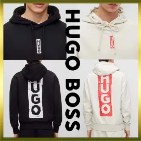 Hugo Boss  |Pullovers Unisex Sweat Street Style Long Sleeves Cotton Logo