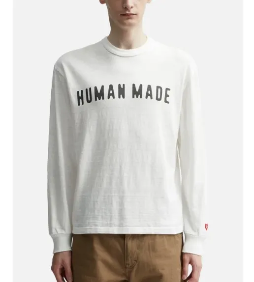 HUMAN MADE  |Crew Neck Unisex Long Sleeves Plain Cotton