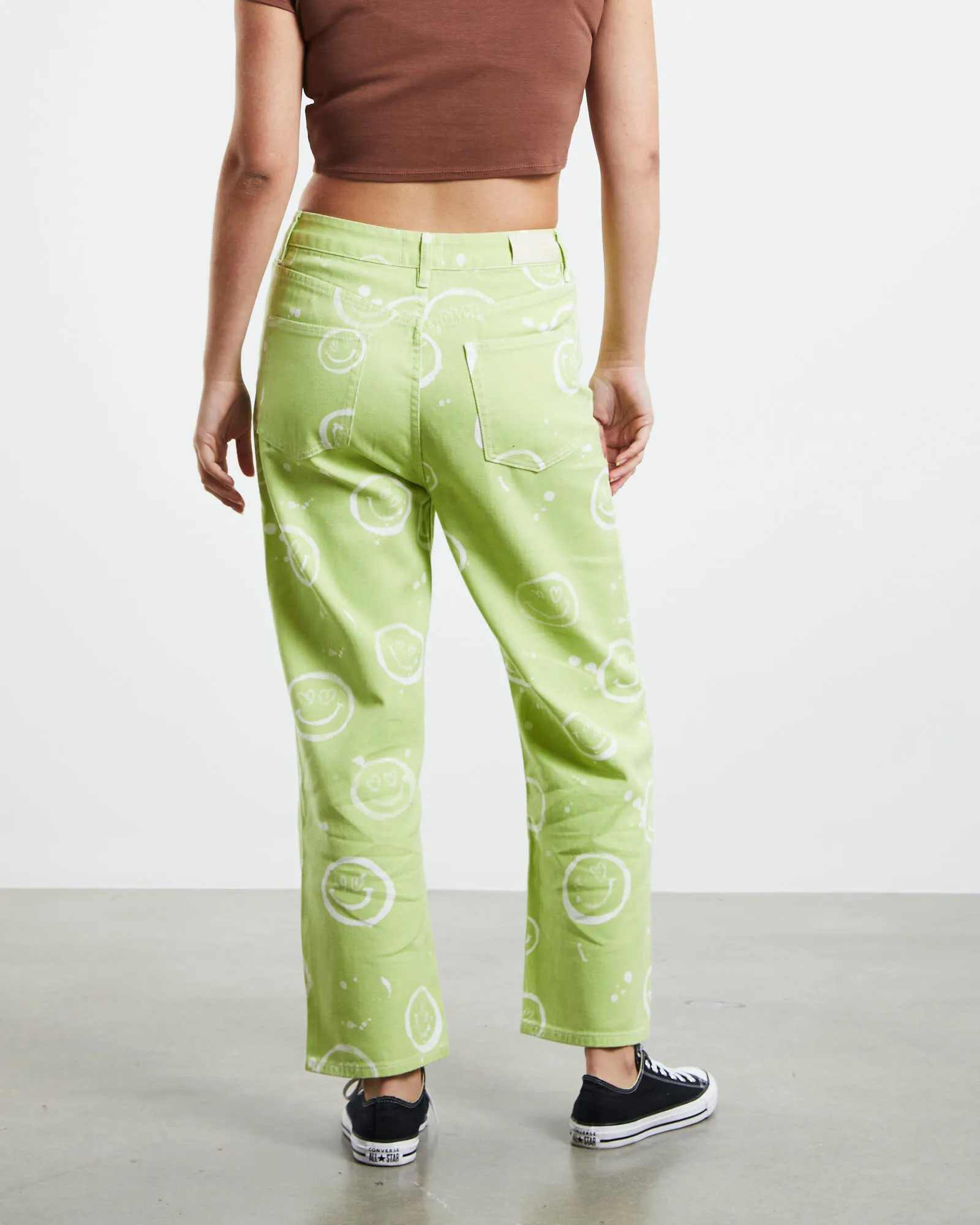 Insight Happy Days Straight Leg Jeans Green