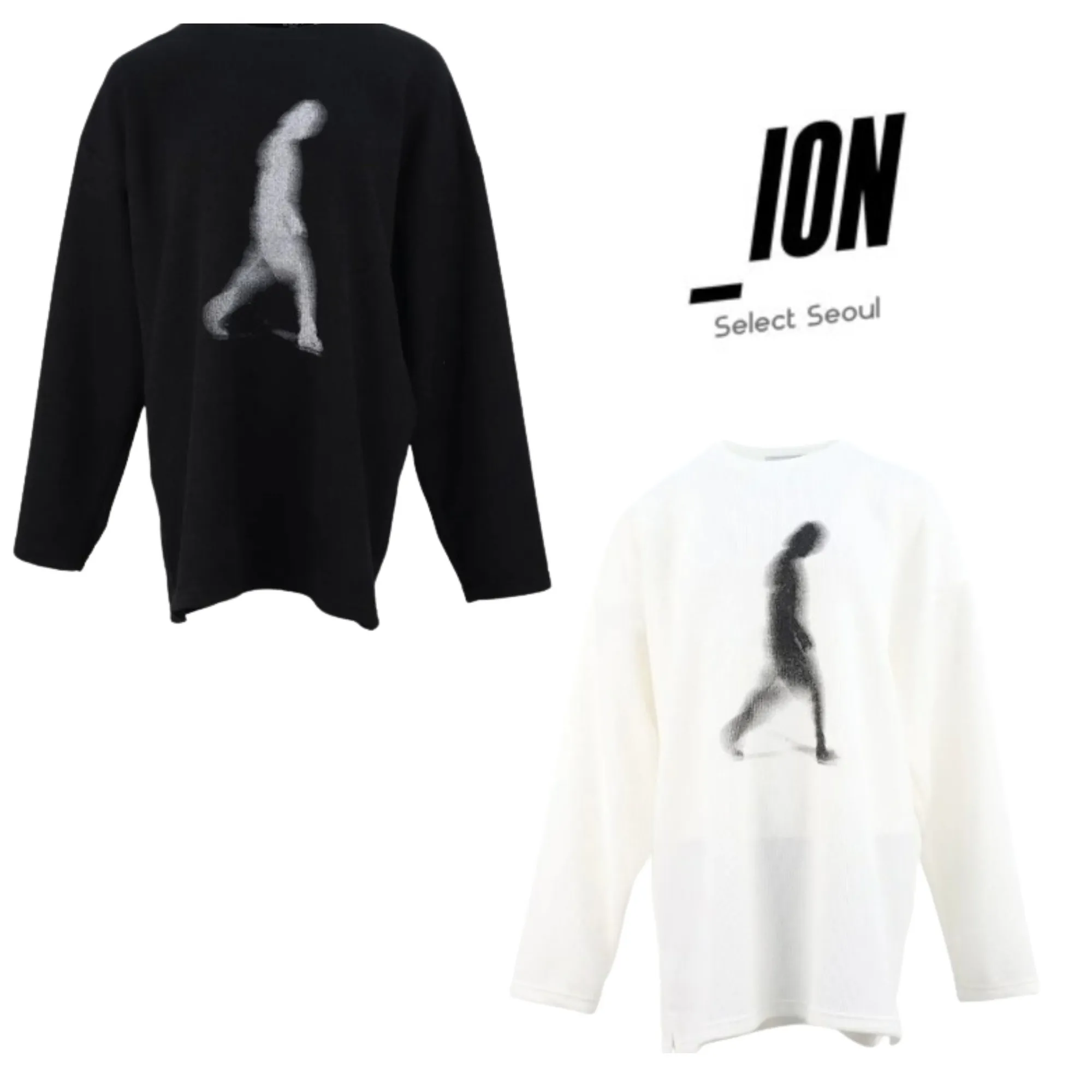 IONSEOUL  |Unisex Street Style Long Sleeves Long Sleeve T-shirt Logo