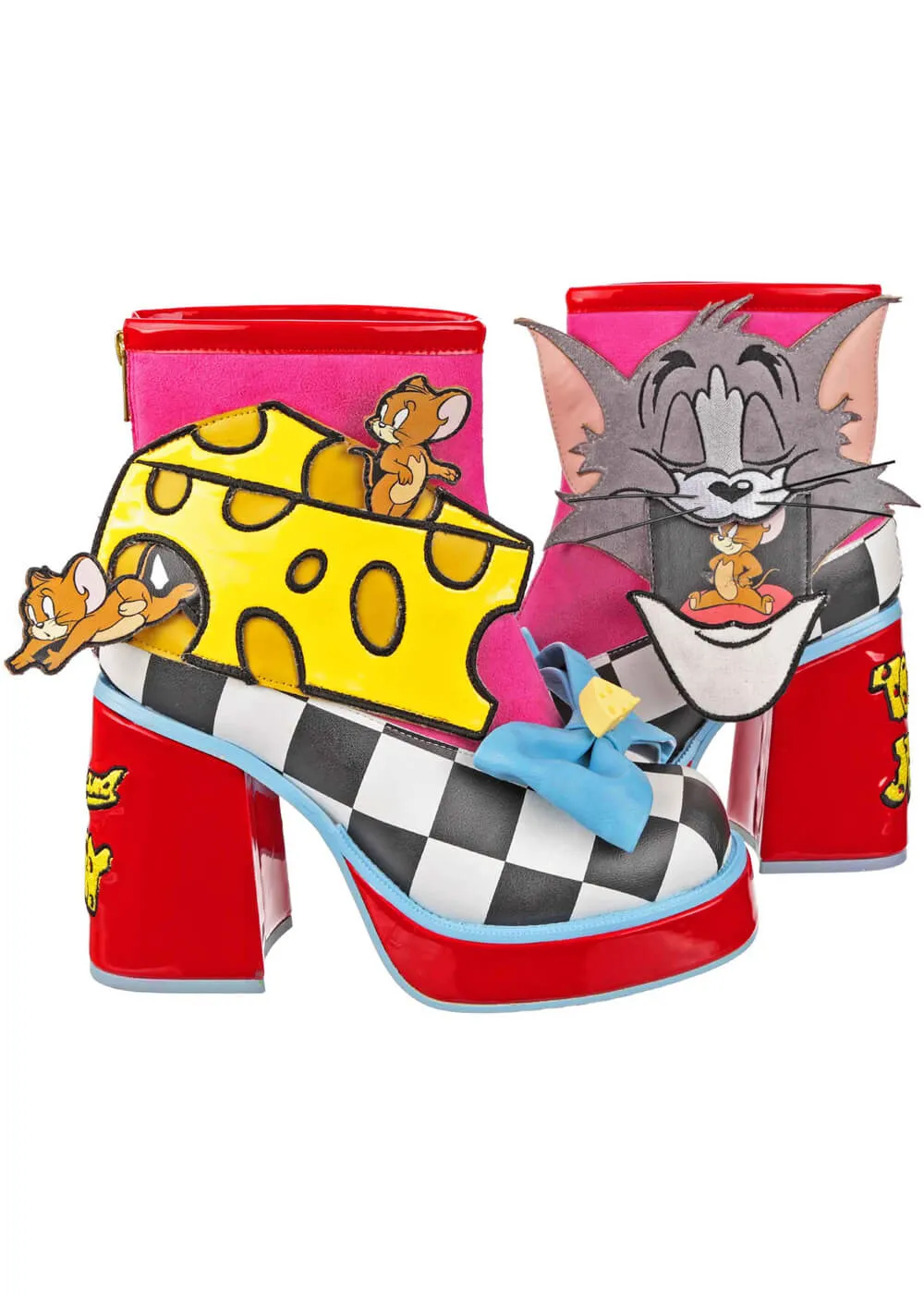 Irregular Choice x Tom and Jerry Sneaky Snack Boots