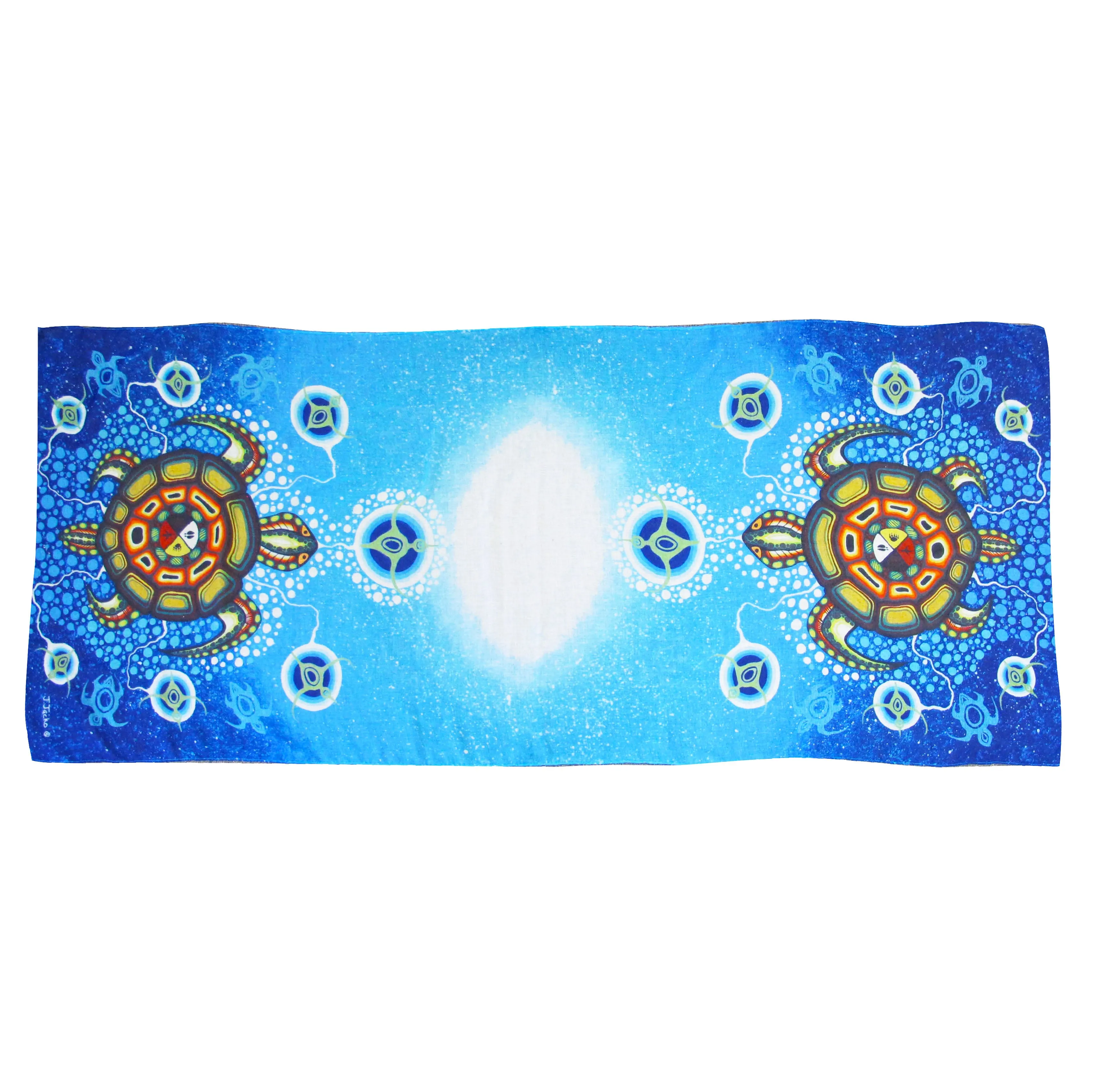 James Jacko Medicine Turtle Artist Scarf